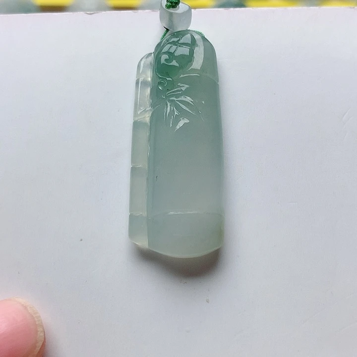 吊坠(不含链)未镶嵌翡翠竹节