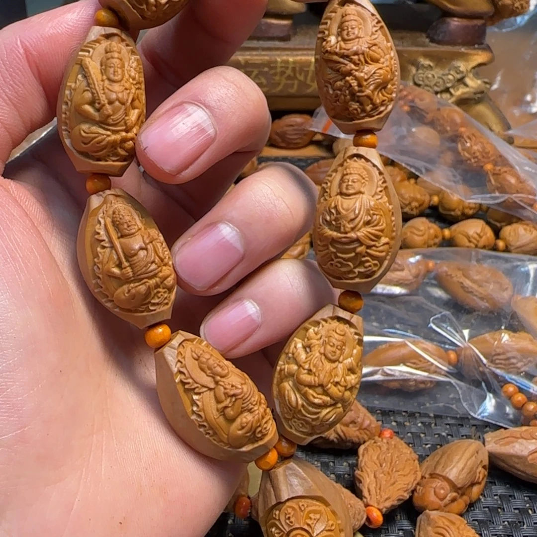 橄榄核手串/手链包衣八大护法