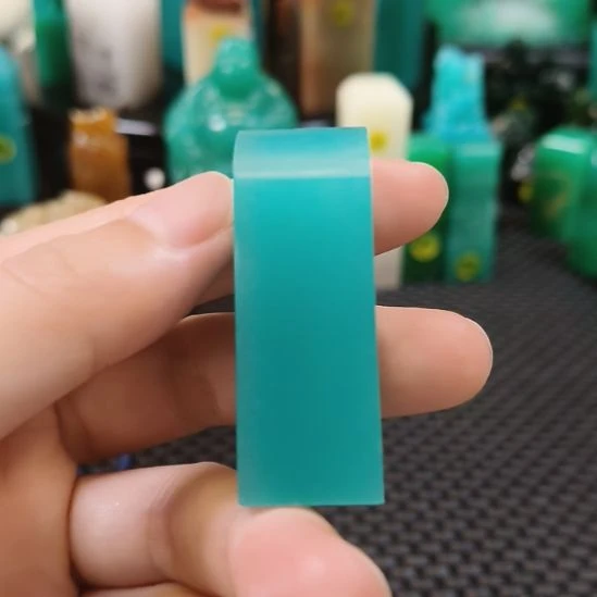 寿山石印石天空蓝素章