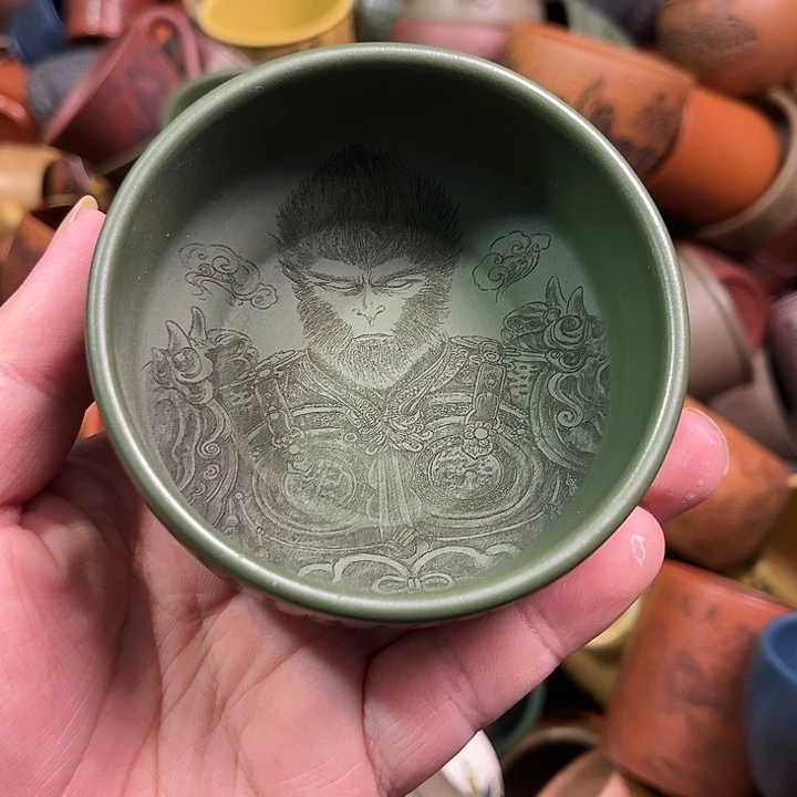 紫砂茶杯全手工紫砂主人杯