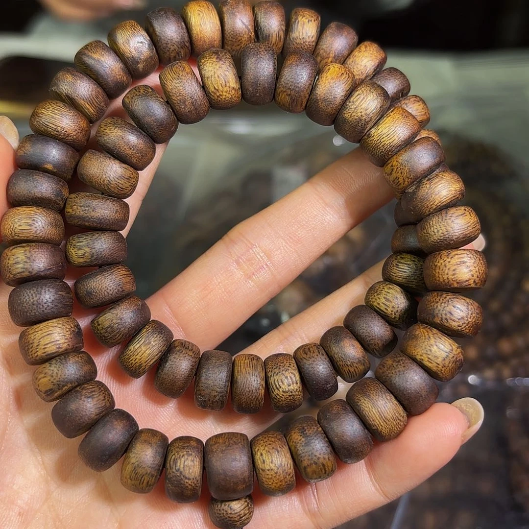 沉香手串奇楠沉香1.2算盘珠33克➕