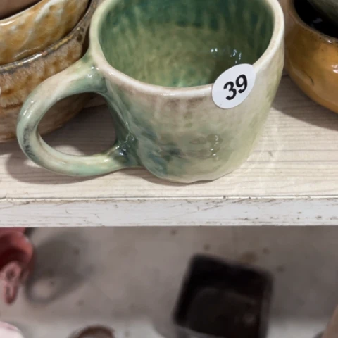 碗手工手捏咖啡杯壶承