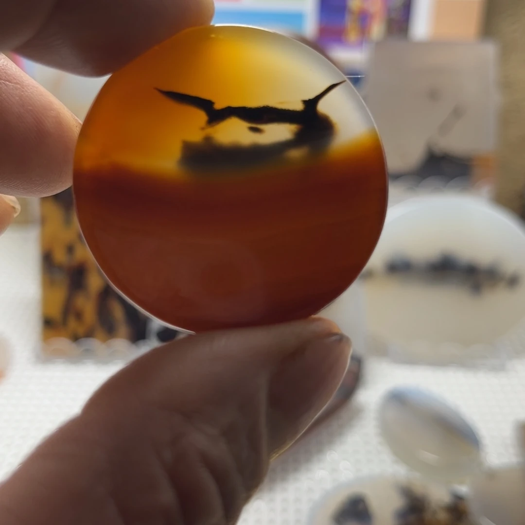 玛瑙/玉髓未镶嵌吊坠(不含链)