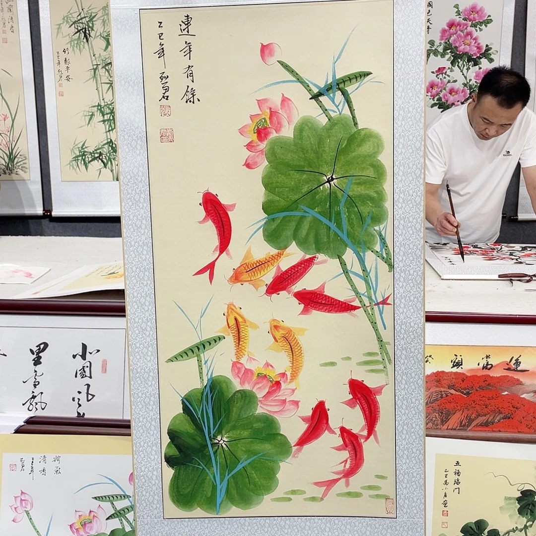 国画手绘画绘画作品