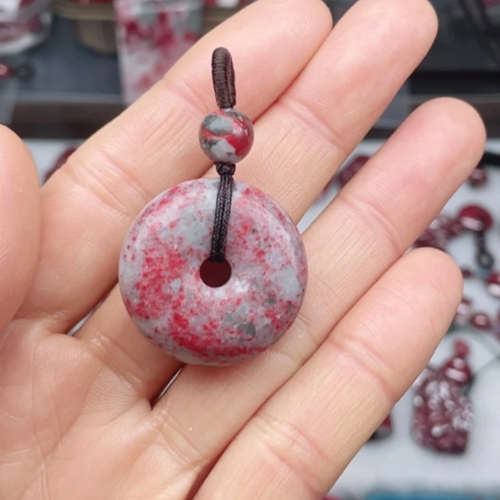 天然辰砂原石原切