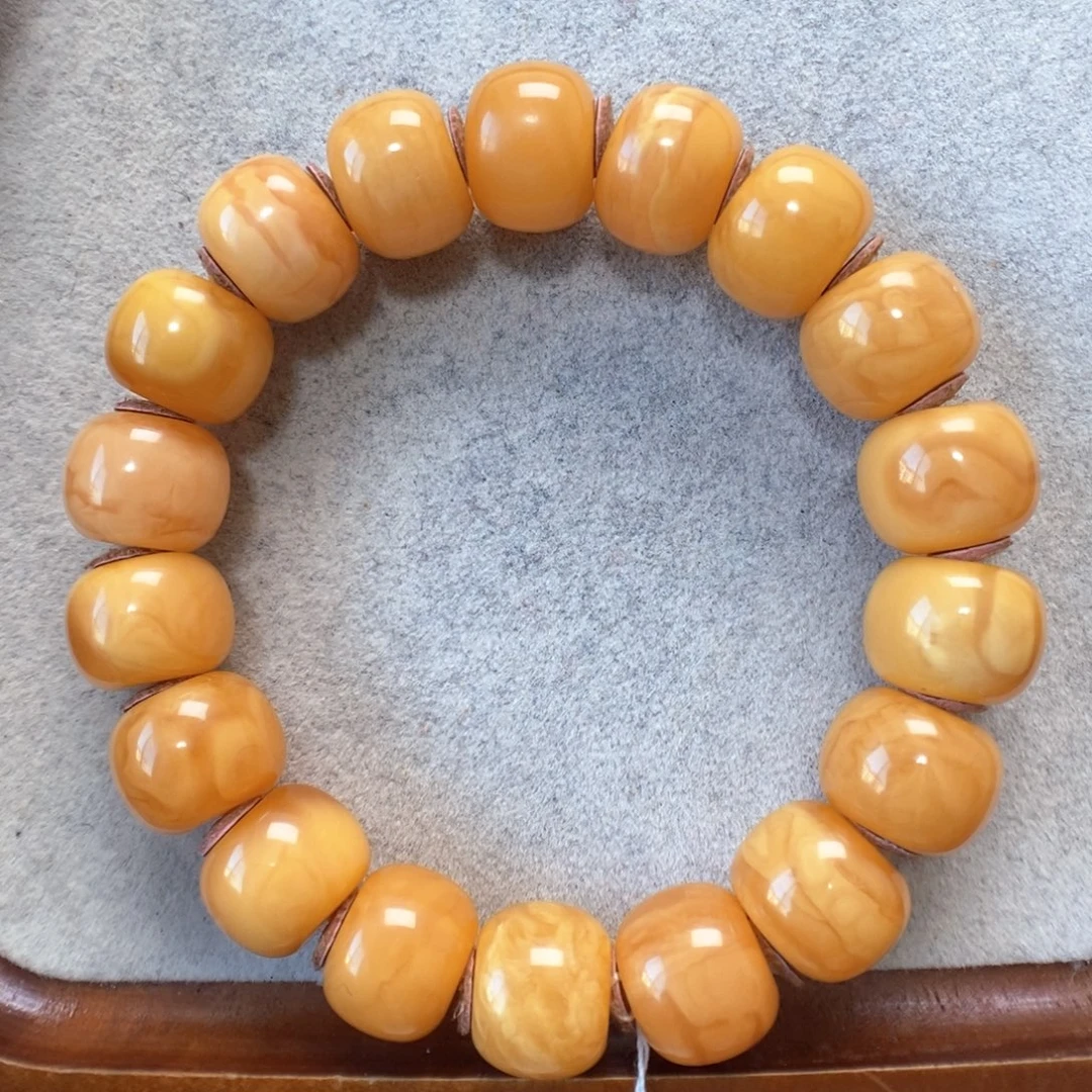 蜜蜡未镶嵌手串蜜蜡