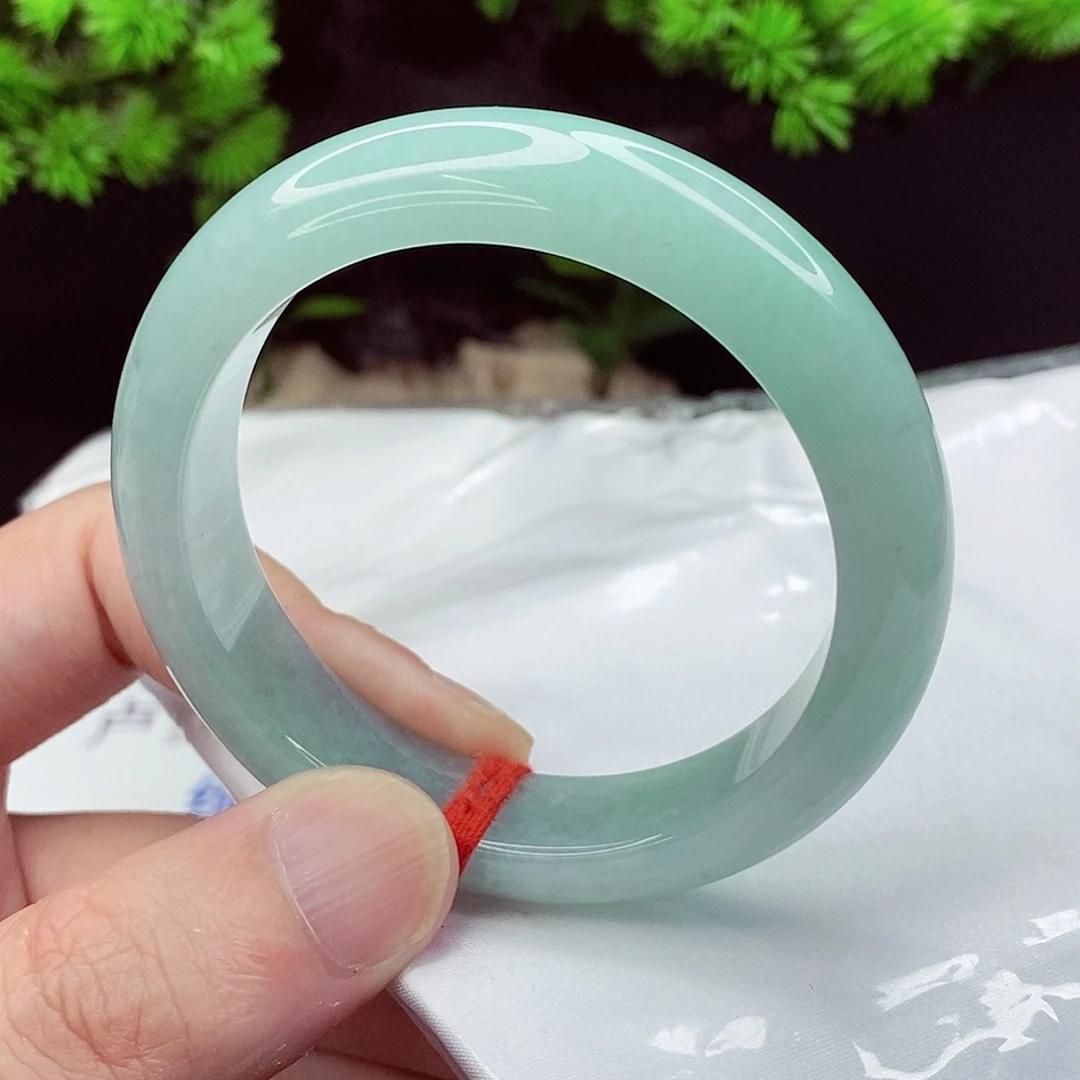 翡翠未镶嵌手镯54圈