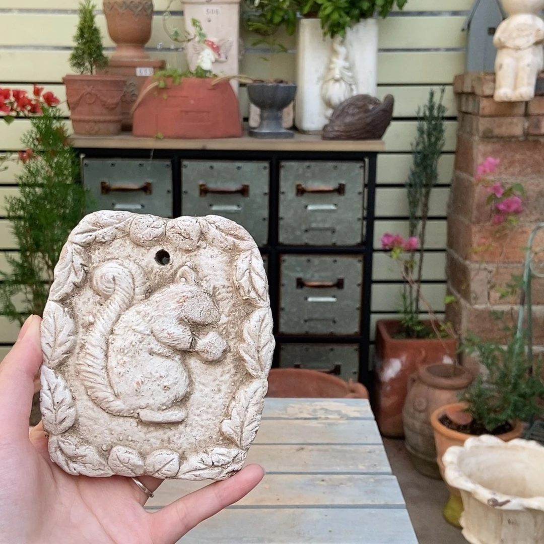 松鼠挂件瑕疵配麻绳特价