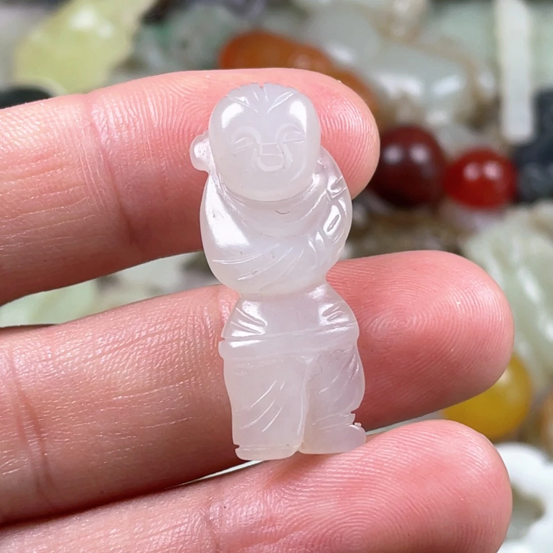 和田玉（糖玉）颈饰未镶嵌