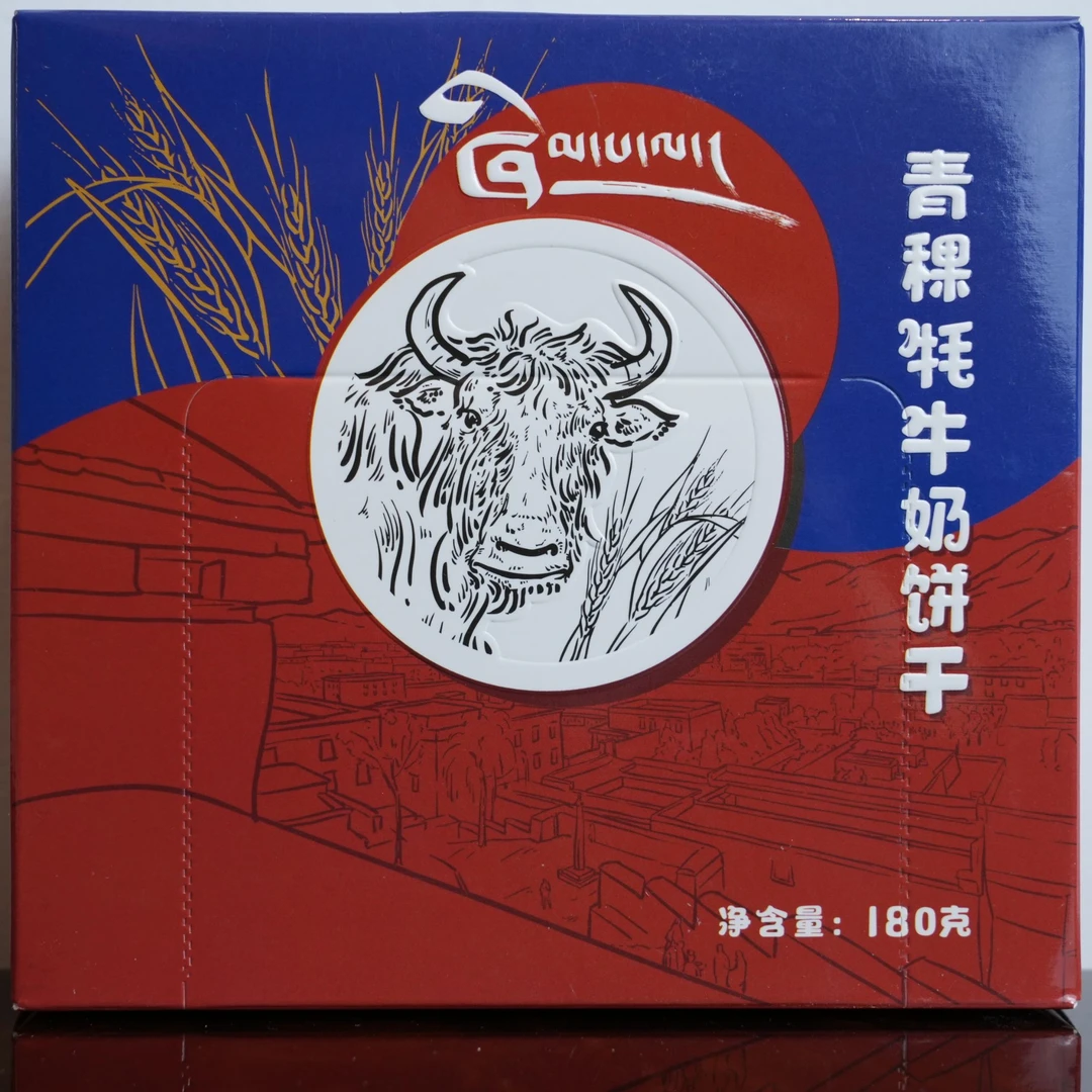 青稞牦牛奶饼干 180g*3盒