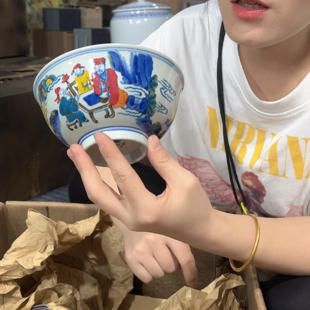摆件////景德镇陶瓷器。绿