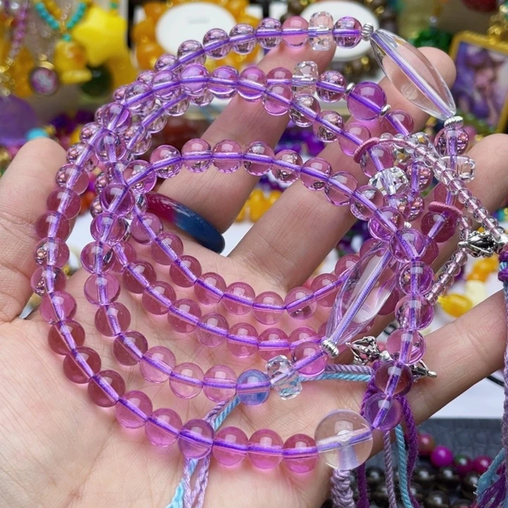 树脂制品短****?33号紫色毛衣链