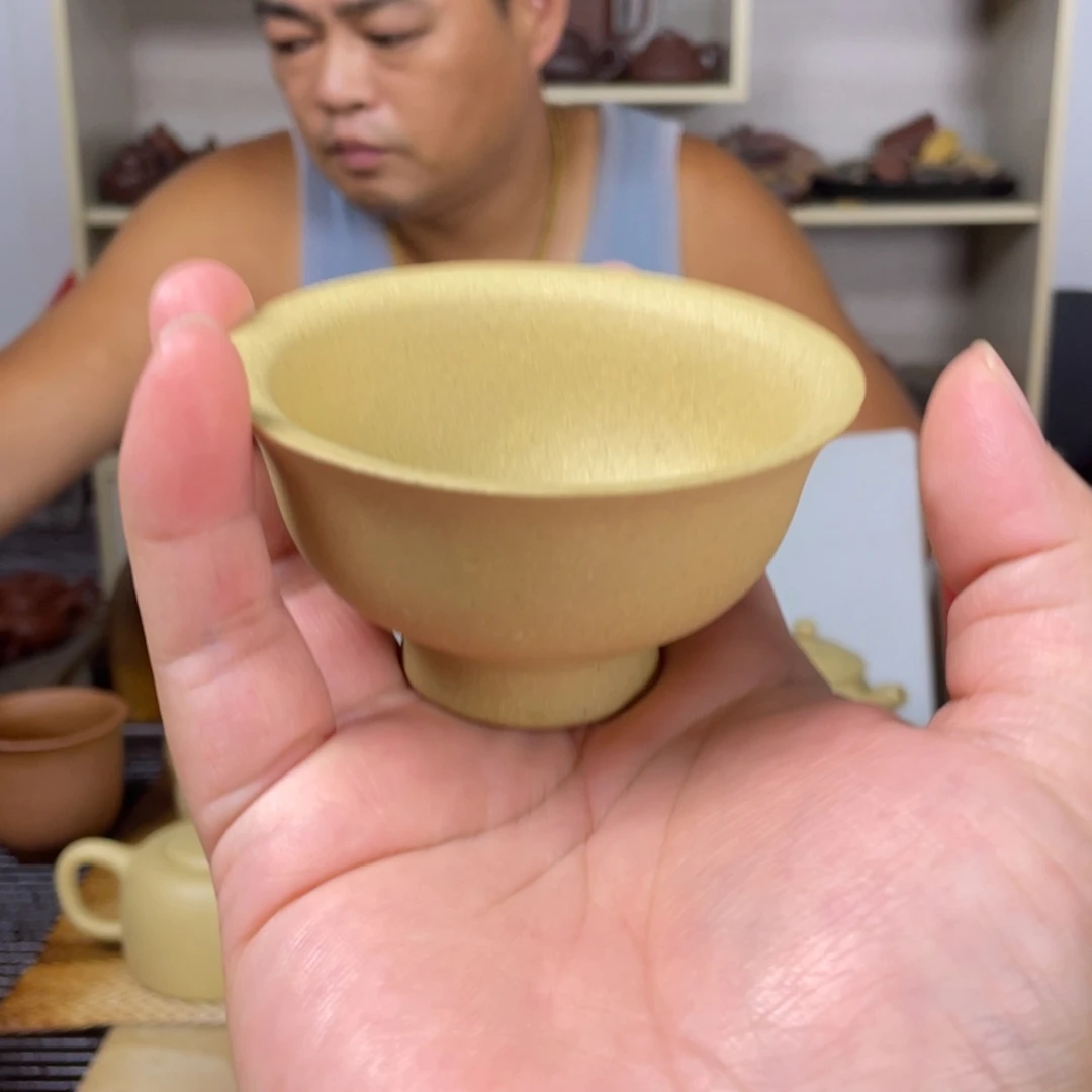 羁***林茶壶紫砂绿泥主人杯