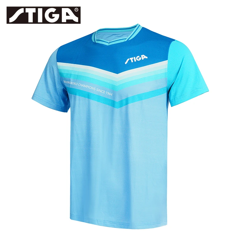 斯帝卡乒乓球服短袖2025新透气吸湿排汗专业运动T恤斯蒂卡男女款