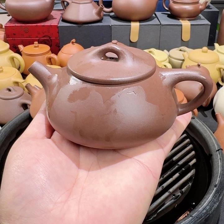 茶壶紫砂底槽清景州石瓢200cc