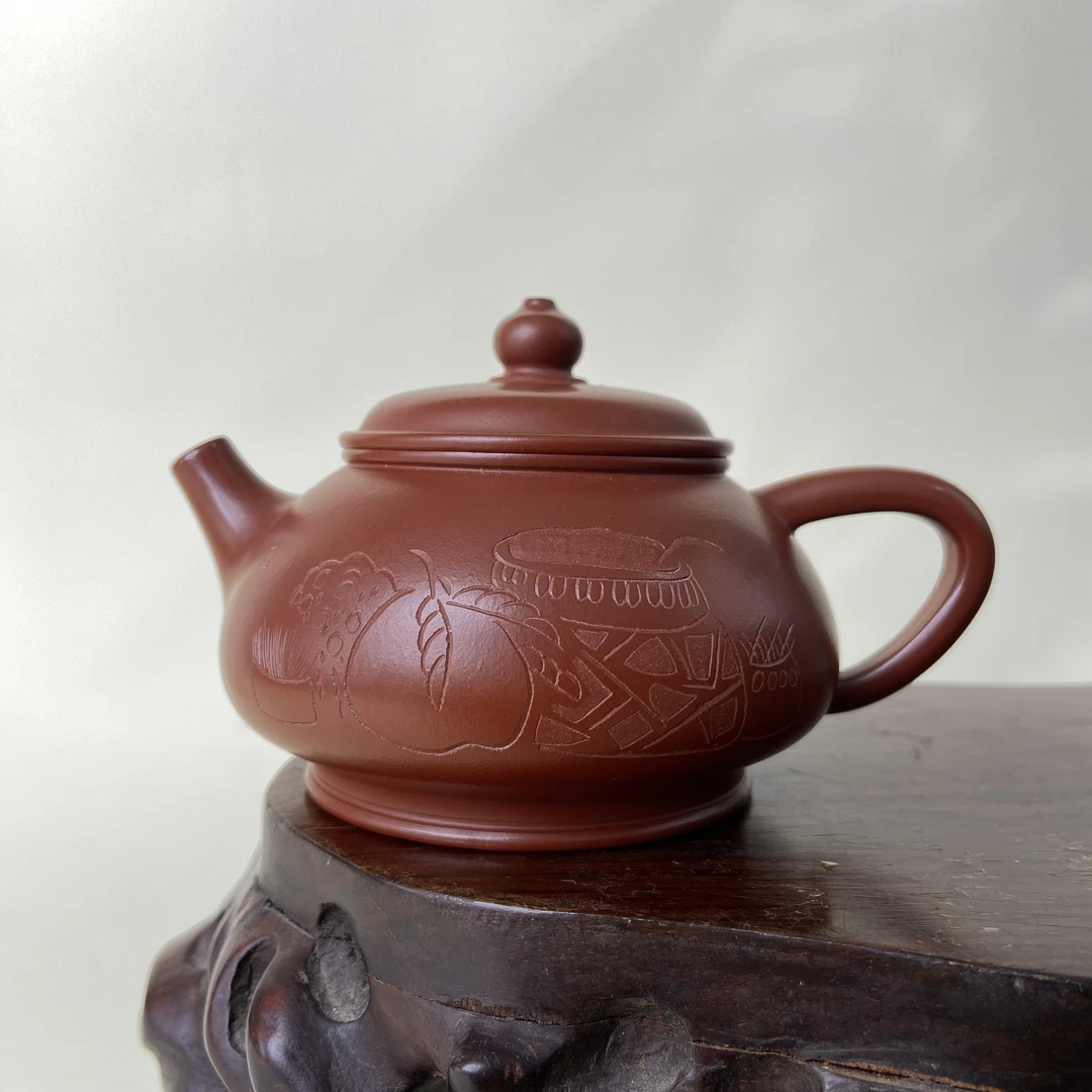 宜兴手工紫砂陶 （实力派1）茶壶GS4153-9