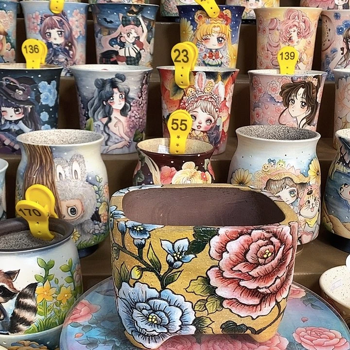 景德镇精品暮年美盆13/11/11