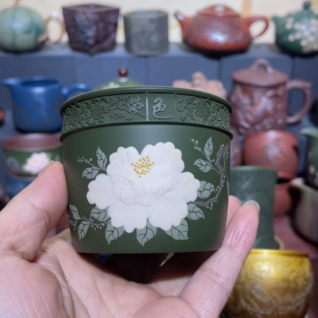 原矿紫砂手工主人杯