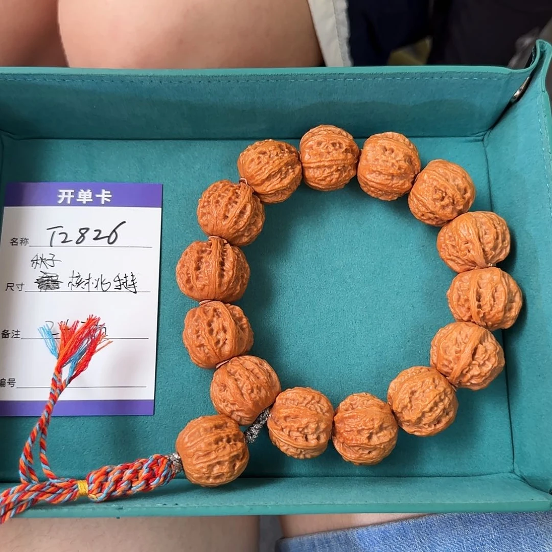 文玩核桃把件T2826秋子核桃手串24mm左右