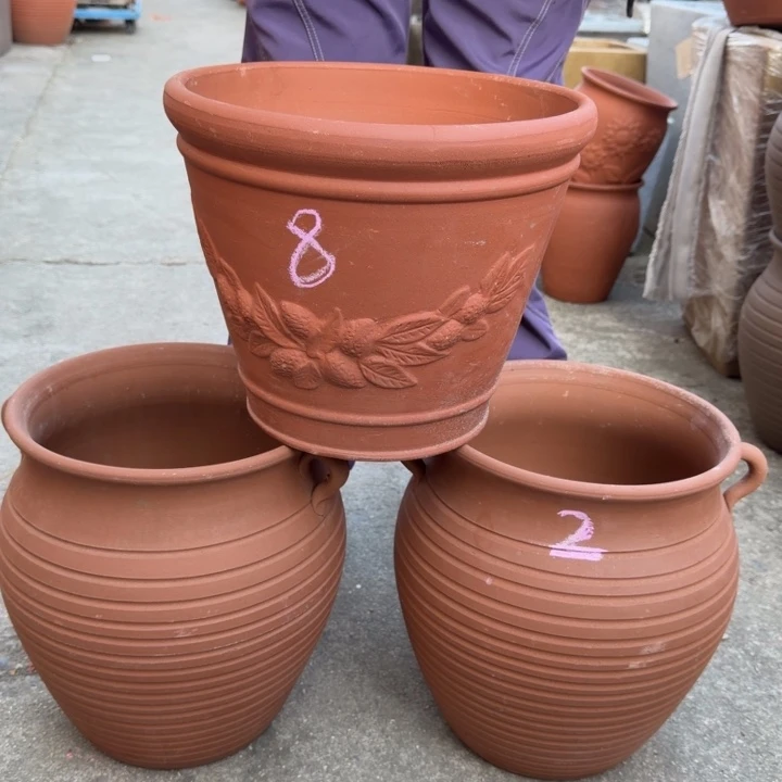 紫砂花盆口25高30口30高25