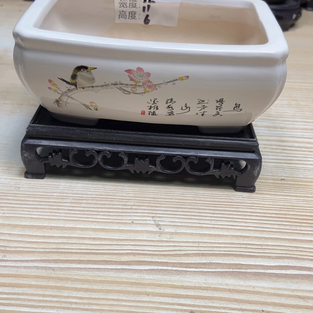 瓷片陶瓷花盆陶瓷艺术