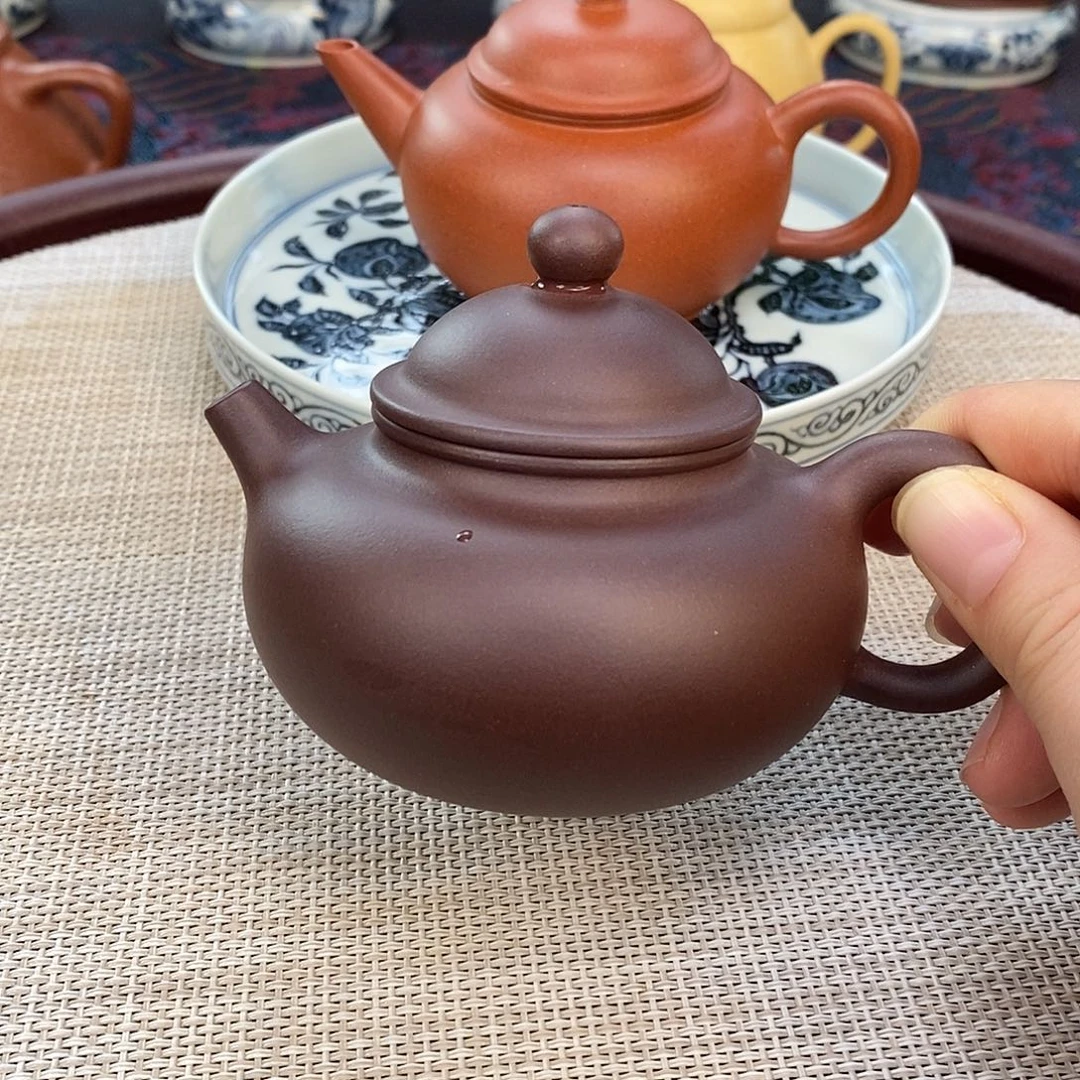 紫砂茶壶黄龙山原矿紫砂茶壶