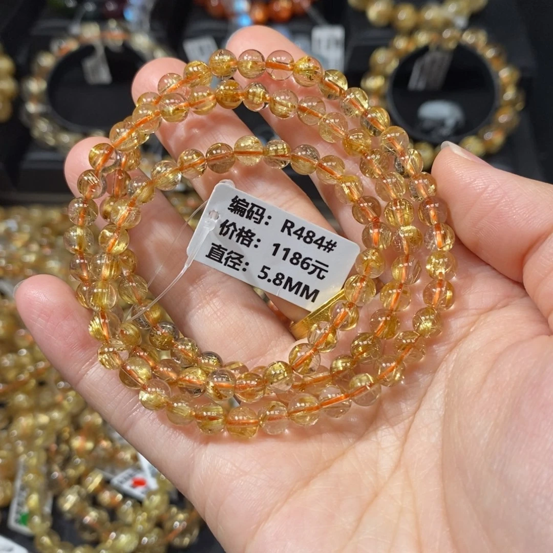 手链未镶嵌发晶R484#5.8mm