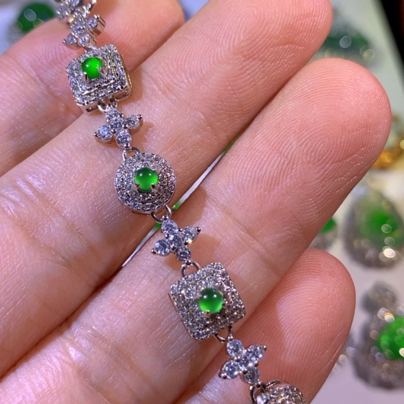 【闪购商品】翡翠挂件银S925镶嵌✨天然翡翠