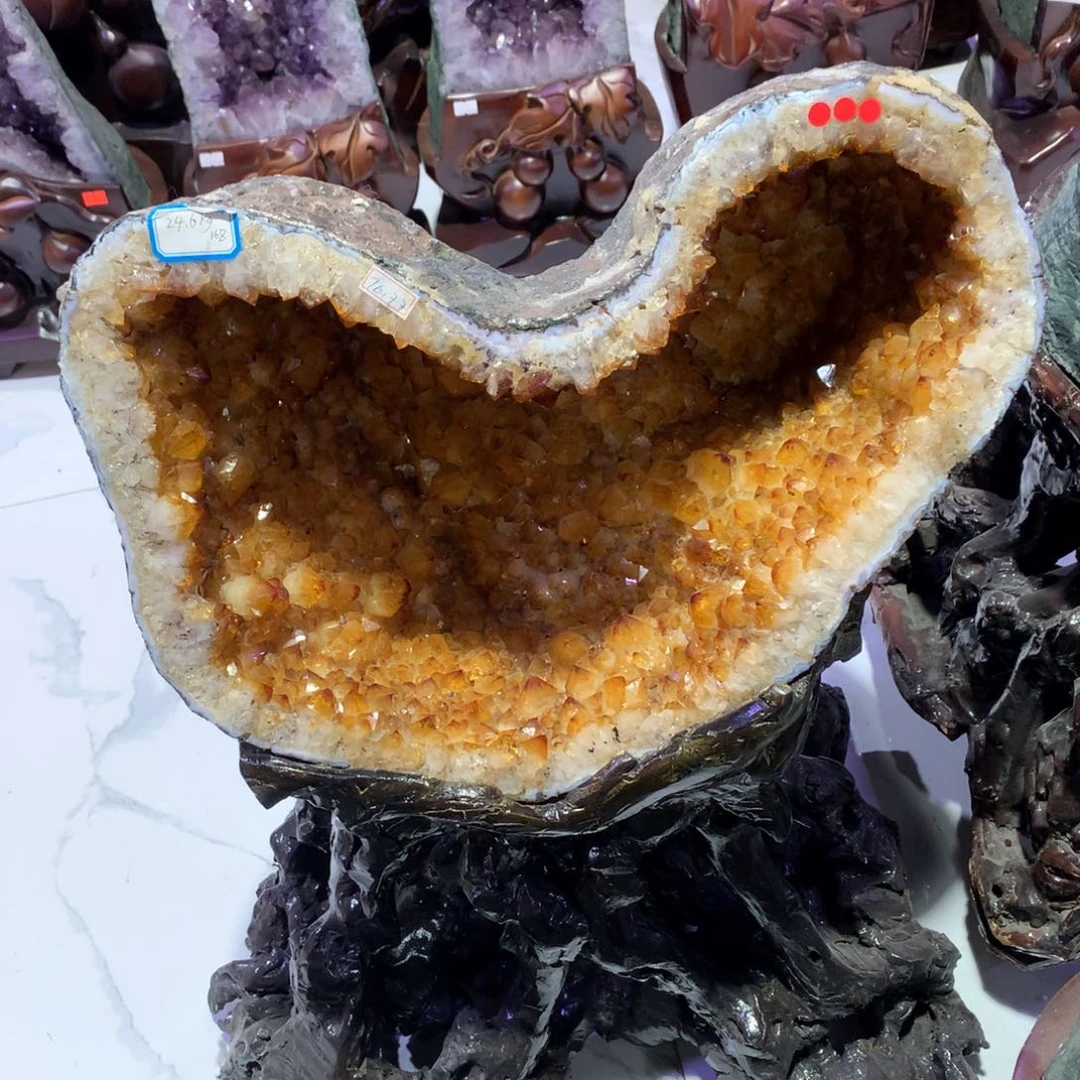 水晶摆件婷未镶嵌