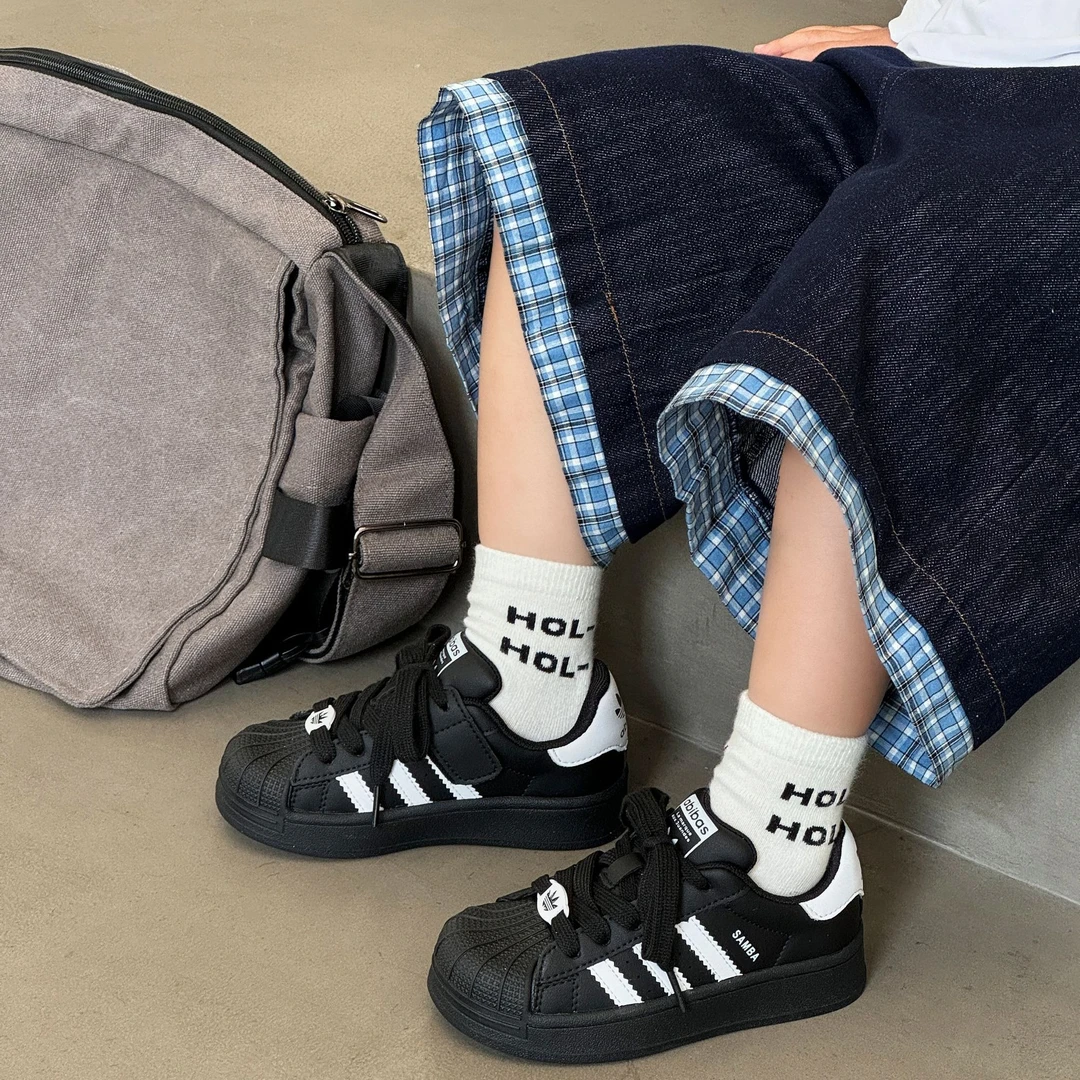 TomoKids【贝壳鞋】童鞋韩系板鞋贝壳头经典款运动鞋校园风百搭耐看