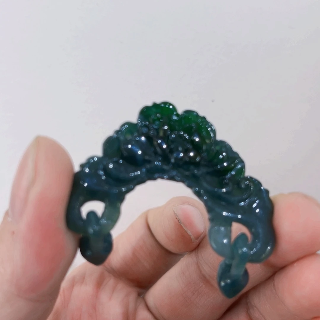 翡翠未镶嵌吊坠(赠链)代编织