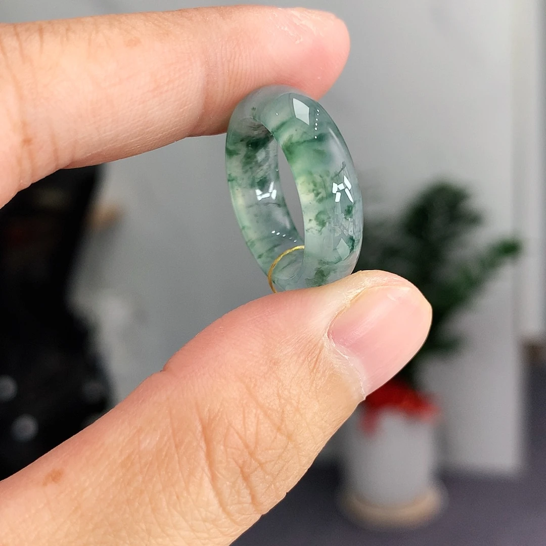 翡翠未镶嵌戒指9号