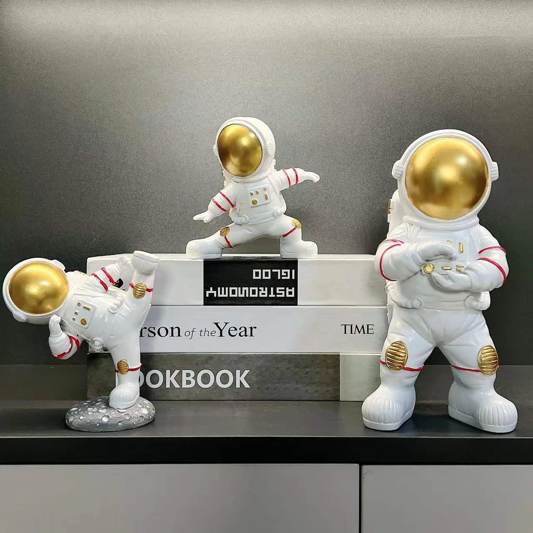 飞赫北欧儿童房航天员太空人卧室桌面宇航员摆件家居装饰品小摆件