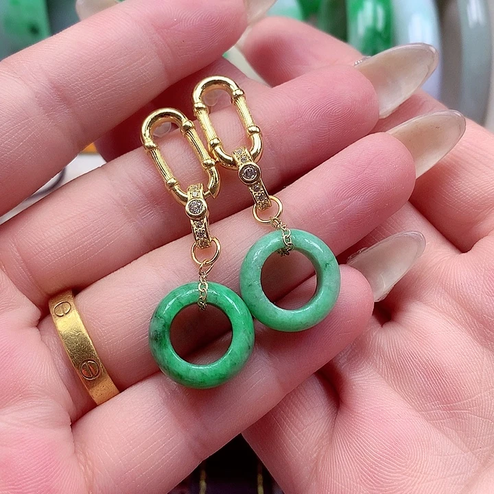颈饰银S925镶嵌翡翠翡翠