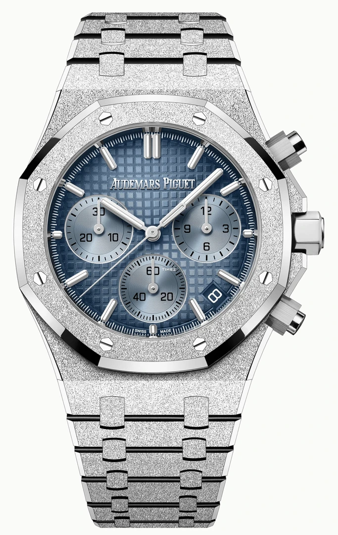99新 Audemars Piguet/爱彼 杭邸·26240BC 冰蓝霜金 24年全套