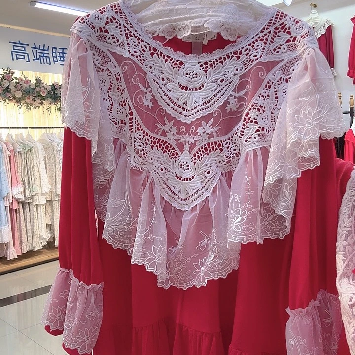 三醋酯纤维宫廷款两件套