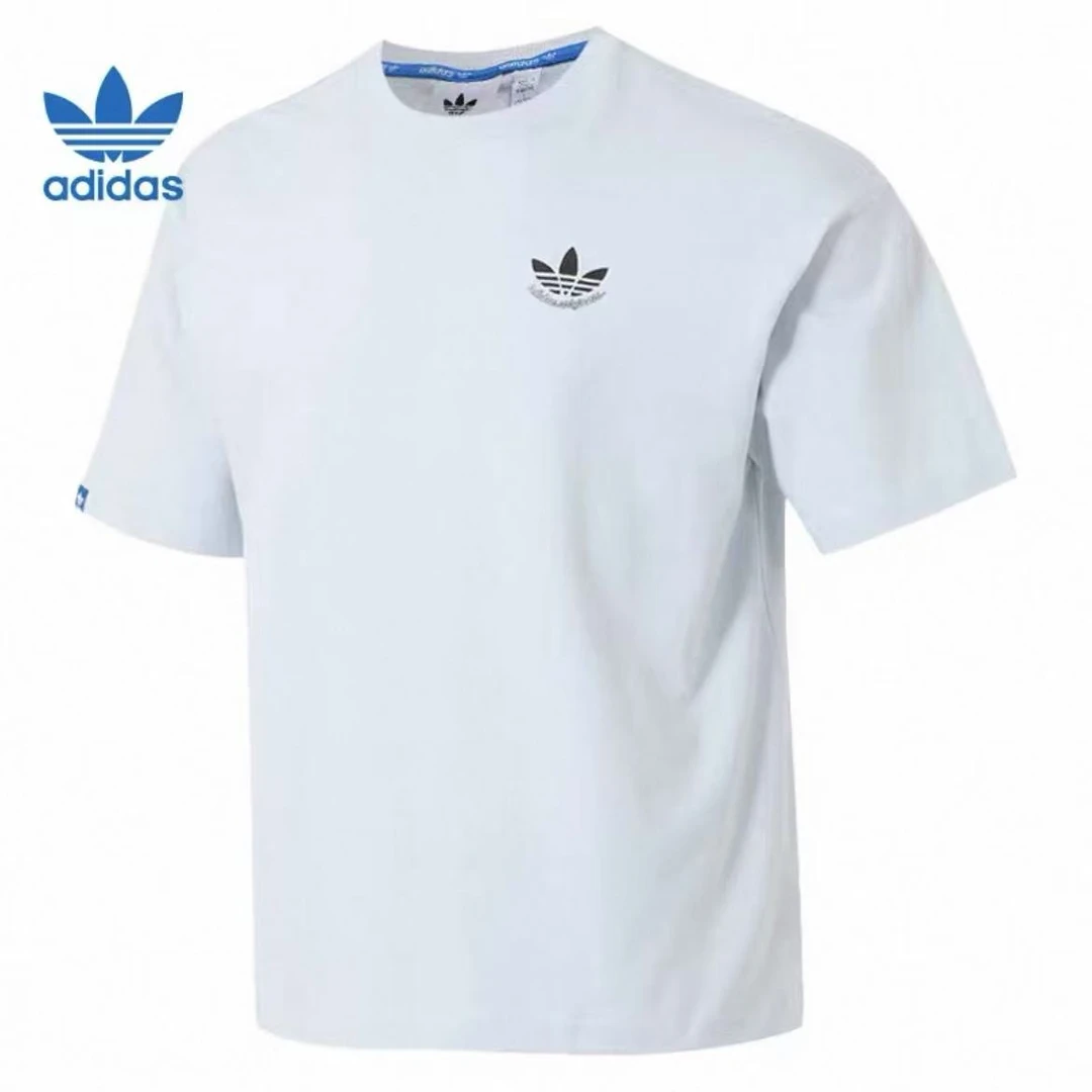 adidas/阿迪达斯三叶草男款夏新运动服休闲服键身训练短袖JN1675