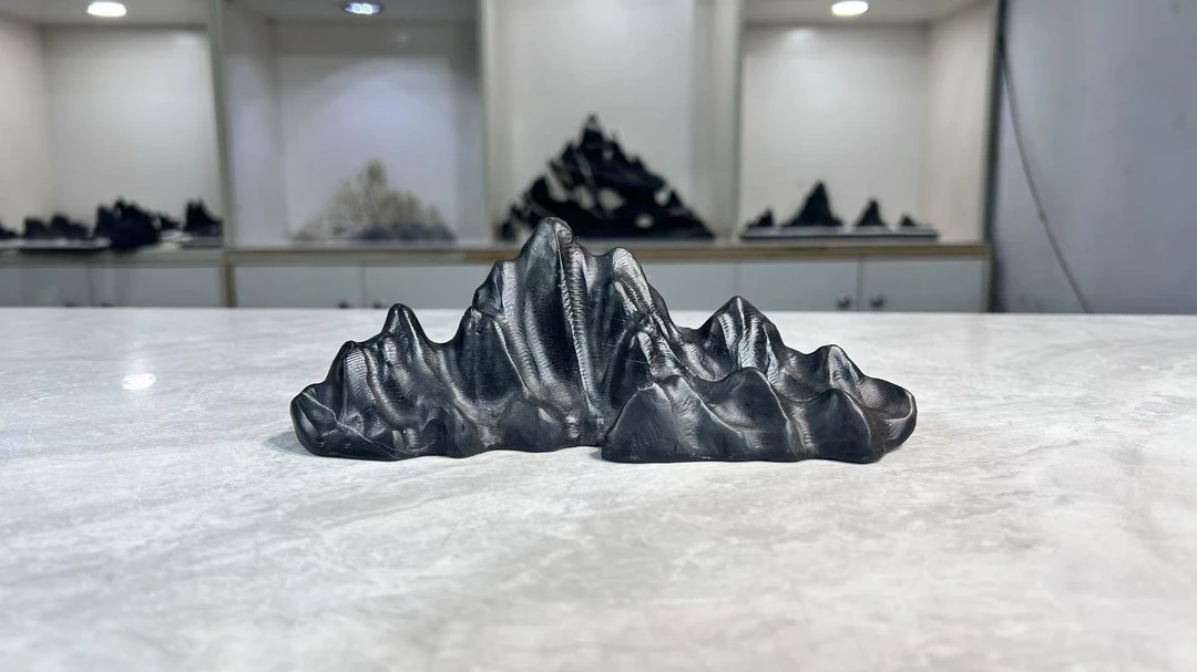 灵璧石茶宠文房造景案头山子（长19宽6.5高7）