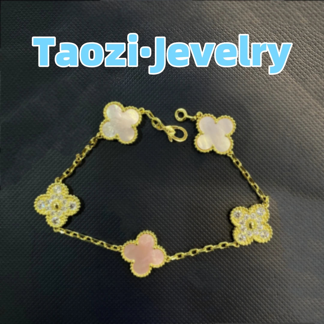 铜合金手链 5花手链瘦花A7864