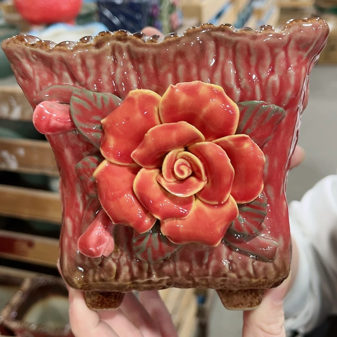 【闪购商品】陶瓷陶瓷多肉植物花盆