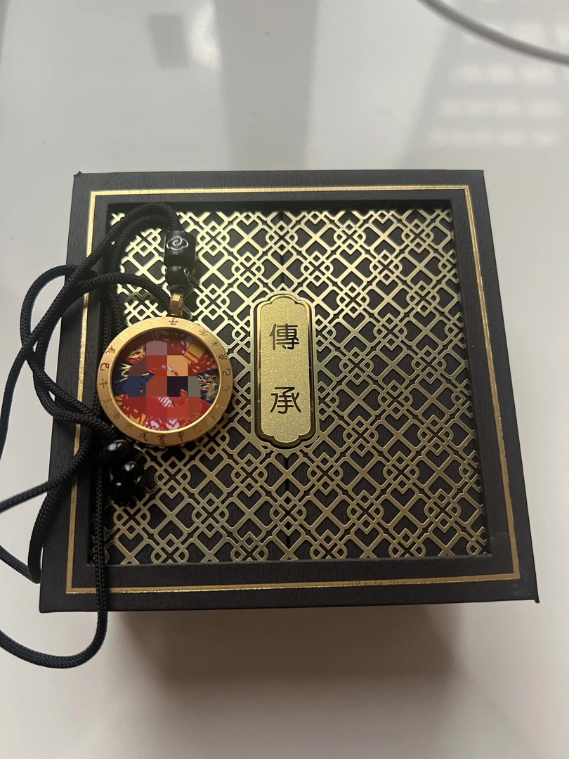 非金属树脂吊坠 吊坠原创设计双面八福艺术吊坠纯手工制作复古