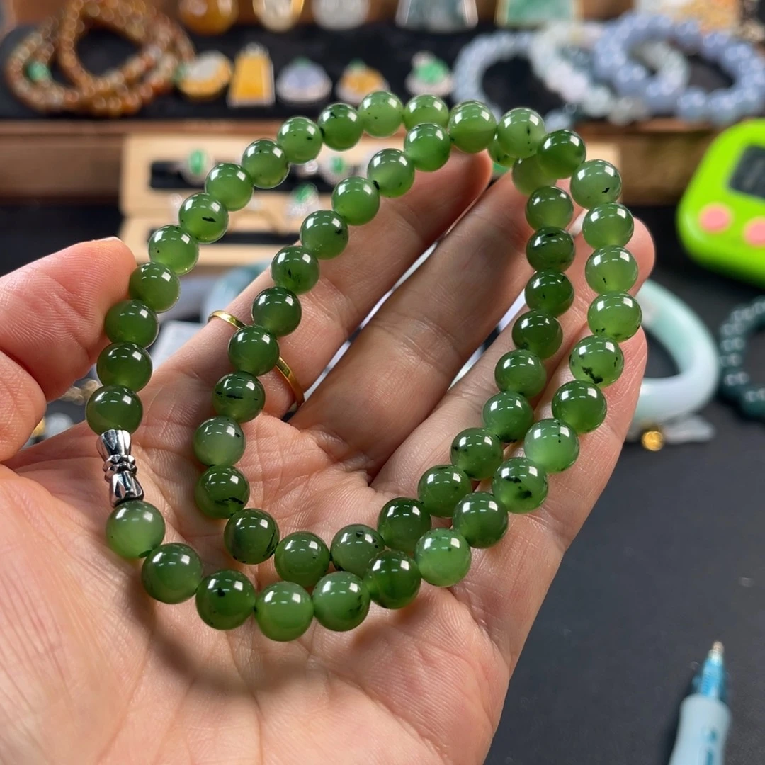 和田玉未镶嵌手链买断不退换