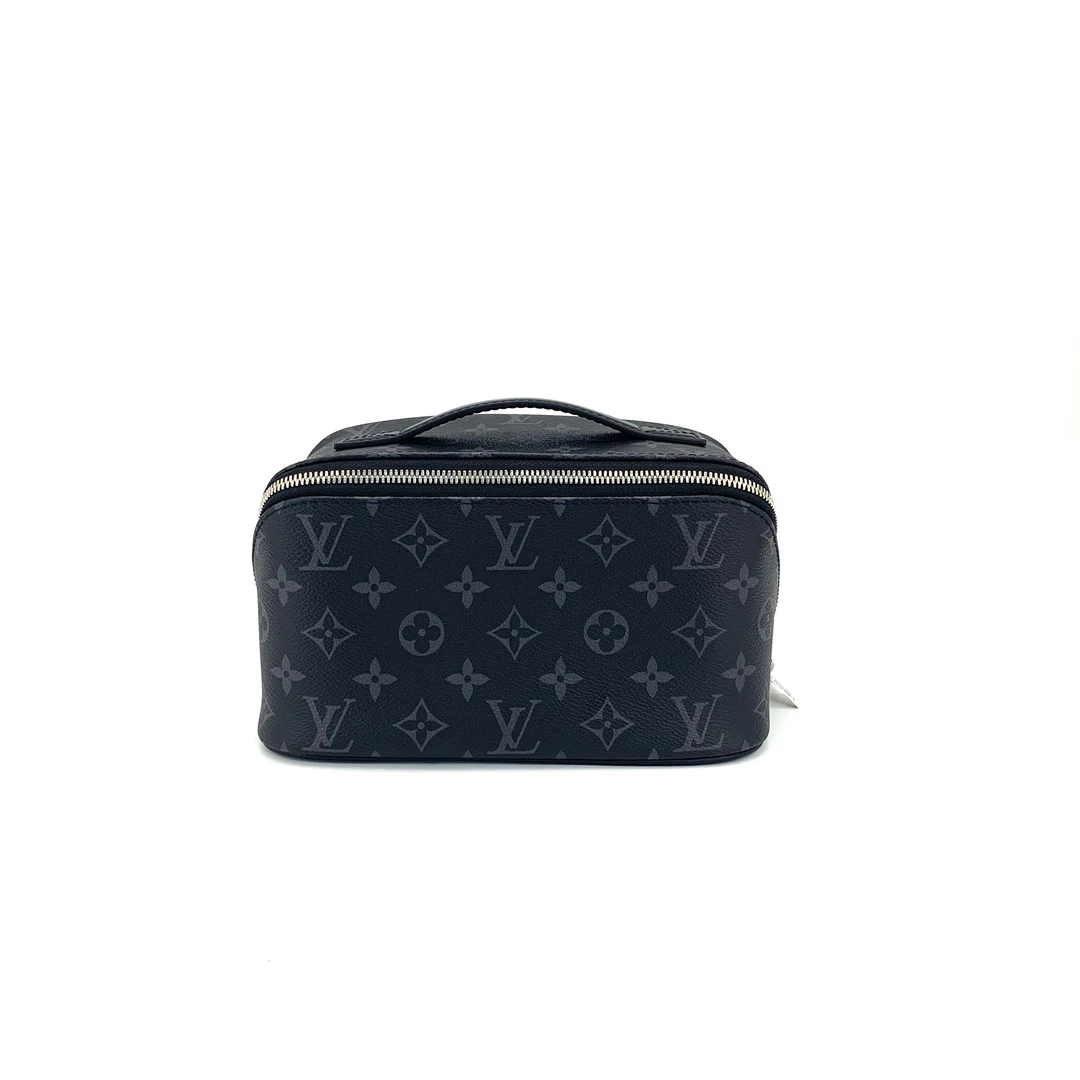 未使用 LouisVuitton/路易威登 黑老花盥洗包手拿包 尺寸24/13