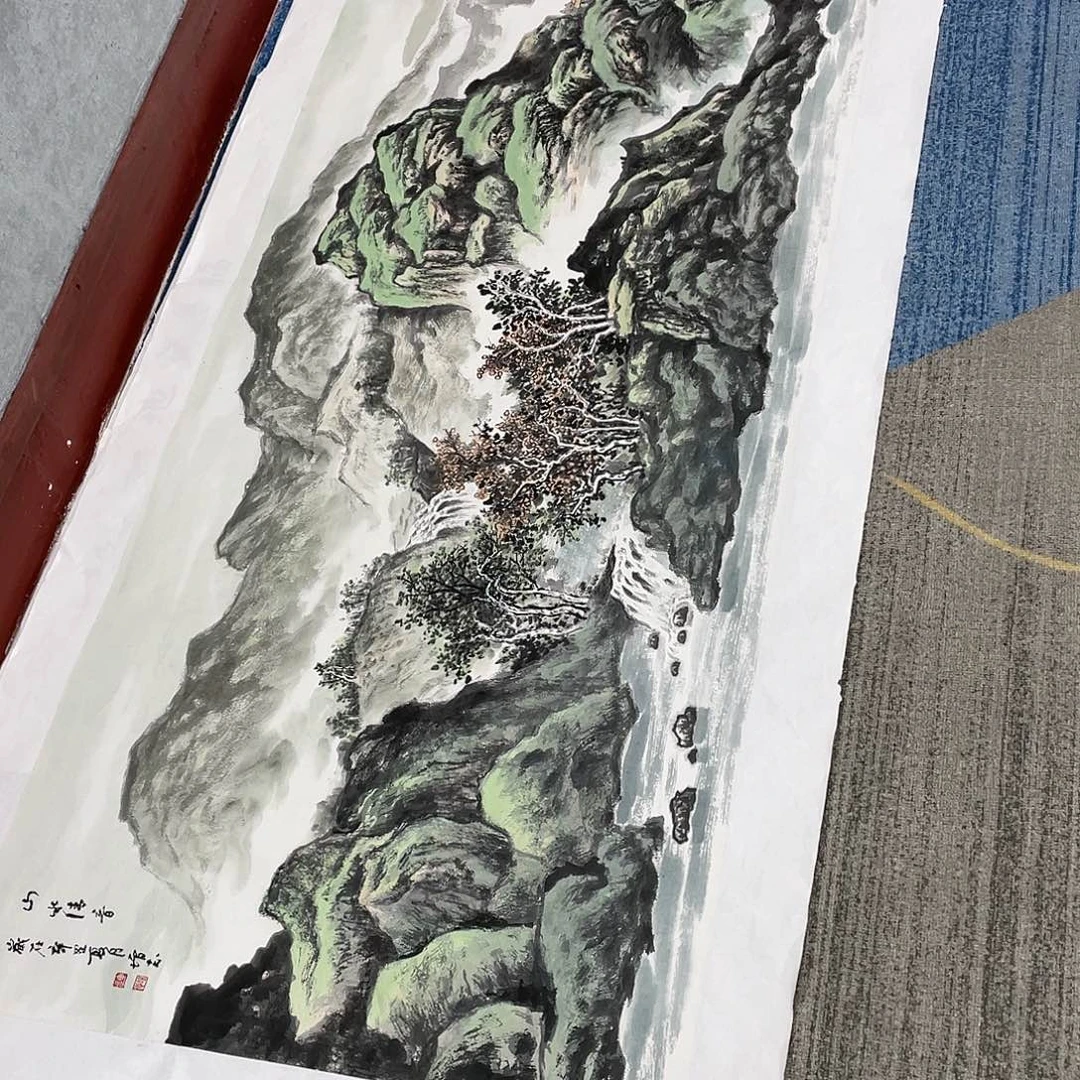 国画用****5书画作品多次连增志