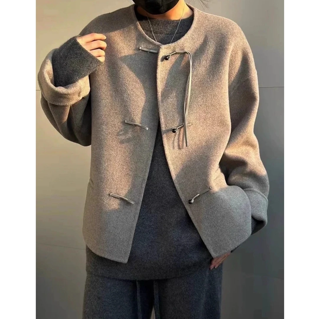 生哥家 高端捡漏！商场500+！超软绵羊毛女士气质国风毛呢大衣