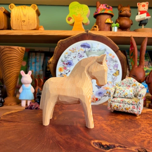 实木手工骏马459