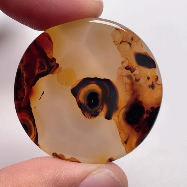 玛瑙/玉髓颈饰未镶嵌蓝*