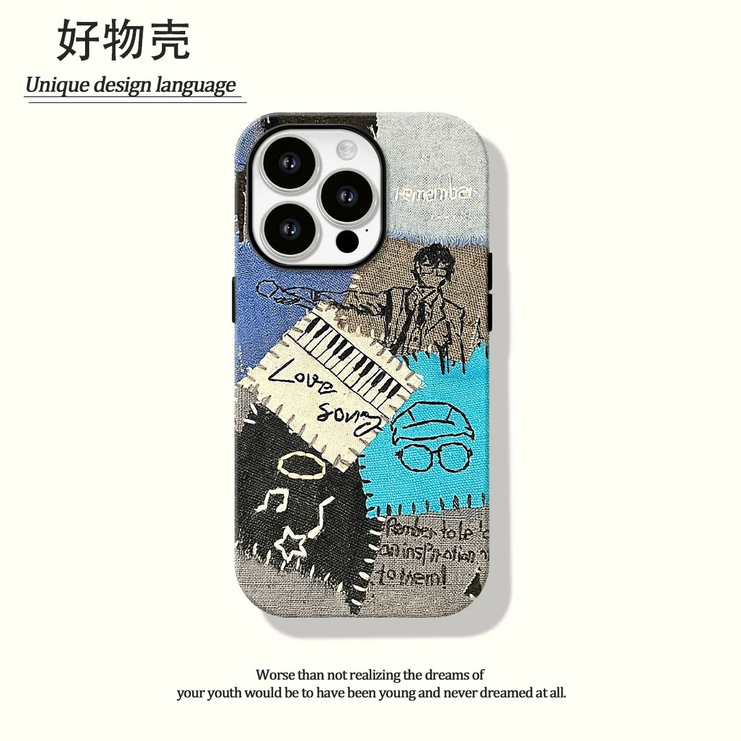 大同专辑菲林二合一适用苹果17promax华为vivo小米oppo手机壳防汗