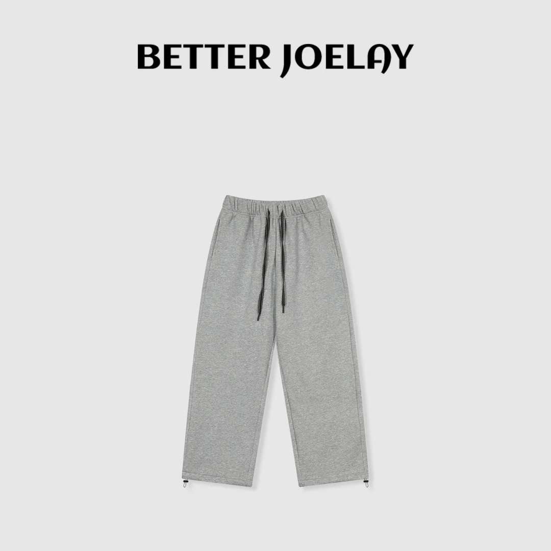 （直播）BETTER JOELAY-加绒【不入爱河】百搭宽松休闲运动裤Z1145