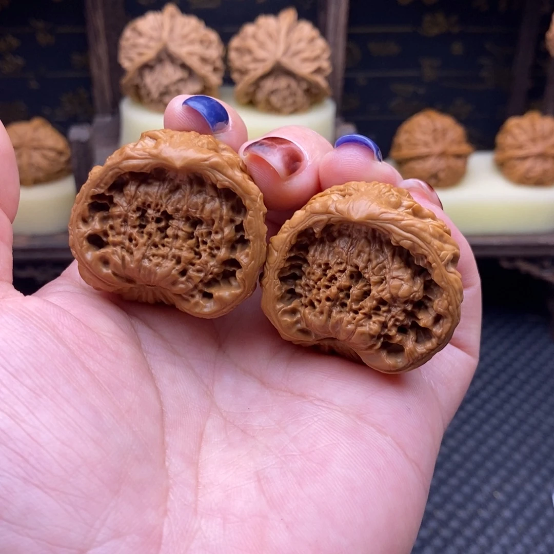 文玩核桃把件37聚宝盆